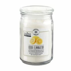 Flash Sale ⌛ South River Candle Co. Odor Eliminator 18 Oz Jar Candle - Citrus Fresh - Case Of 6 - Apricot Coconut Wax 🤩