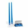 New 💯 A Candle Co. Wholesale Blue Taper Candles - 12 Inch - Unscented Case Of 144 ✨