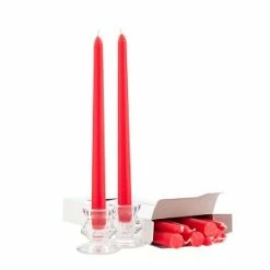 Top 10 🔔 A Candle Co. Wholesale Red Taper Candles - 10 Inch - Unscented Case Of 144 ⭐