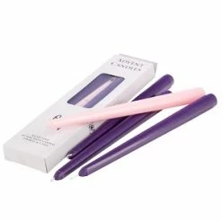 New 🥰 Bell-A-Roma Candle 48 Boxes Of 4 Advent Candles Sets - 3 Purple 1 Pink ⌛