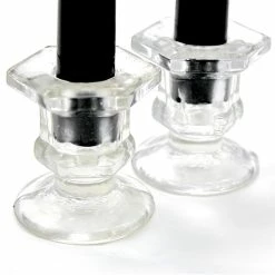 Brand new β€οΈ A Candle Co. 48 Pairs Of Glass Taper Candle Holders - 96 Taper Holders βοΈ