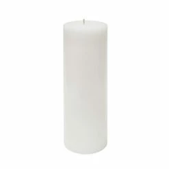 Cheapest 🛒 Bell-A-Roma Candle 12 Pure White 3x9 Pillar Candles - Hand Poured 💯