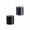Coupon 🧨 Bell-A-Roma Candle 12 Black 3x3 Pillar Candles - Solid Hand Poured 🥰