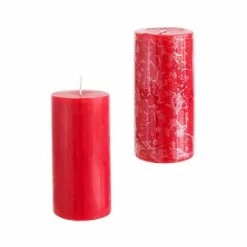 Flash Sale ✔️ Bell-A-Roma Candle 12 Red 3x6 Pillar Candles - Solid Hand Poured 🧨