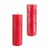 Budget 🎉 Bell-A-Roma Candle 12 Red 3x9 Pillar Candles - Hand Poured 👏