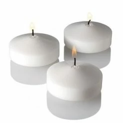Coupon 🤩 Bell-A-Roma Candle 96 White Floating Candles - 3 Inch Floater 🤩