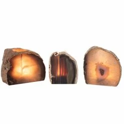 Budget ✔️ A Candle Co. 6 Natural Agate Candle Holder - Crystal Decor- Metaphysical - Chakra Crystals ✨
