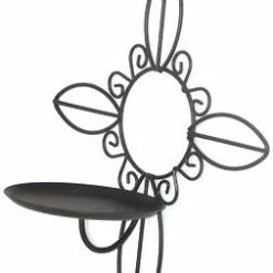 Flash Sale 🎉 A Candle Co. 12 Pillar Candle Wall Sconces - Black Metal 👍